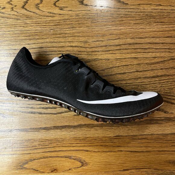 Nike Zoom Superfly Elite Black/White Track Spikes Men's Size 10 NEW